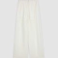 Crinkled Linen Wide-Leg Pants