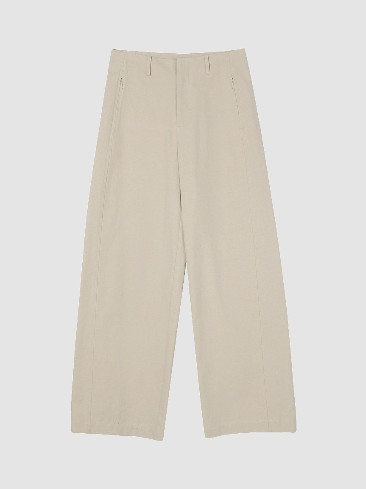 Arkin Studio pear friendly curved leg pants in khaki, main view on a white background