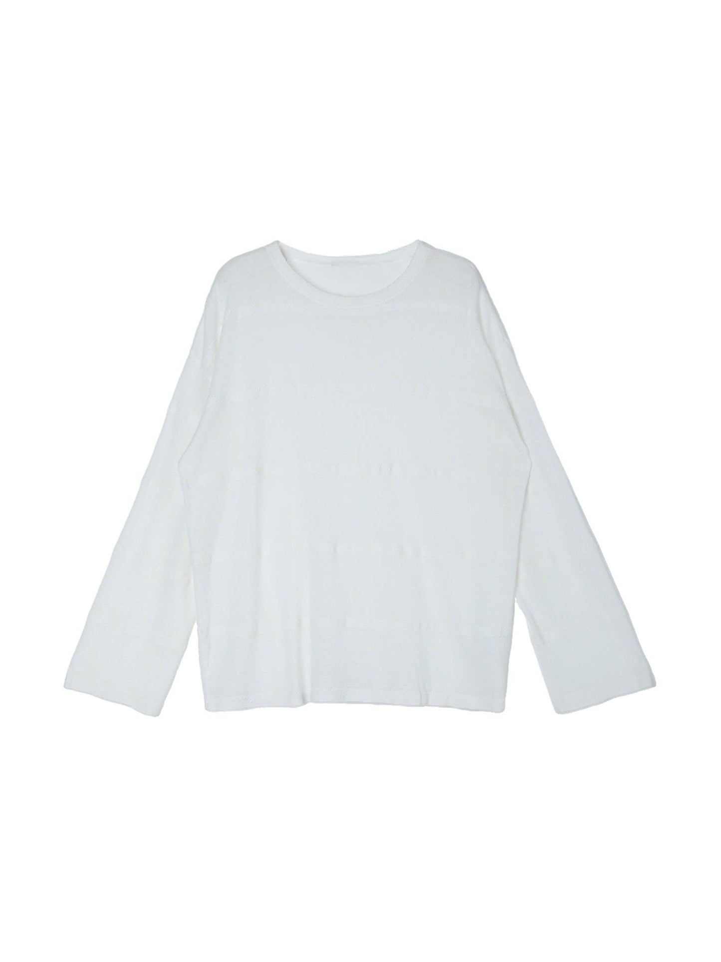Relaxed Linen Blend Blouse White Main View