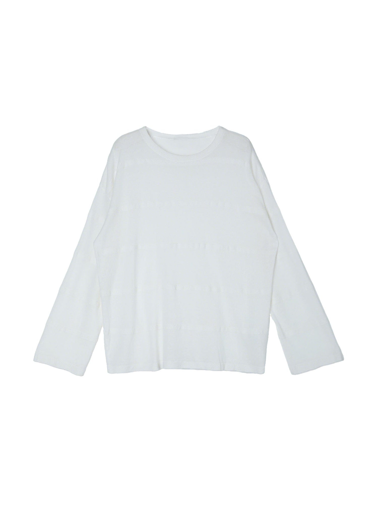 Relaxed Linen Blend Blouse White Main View